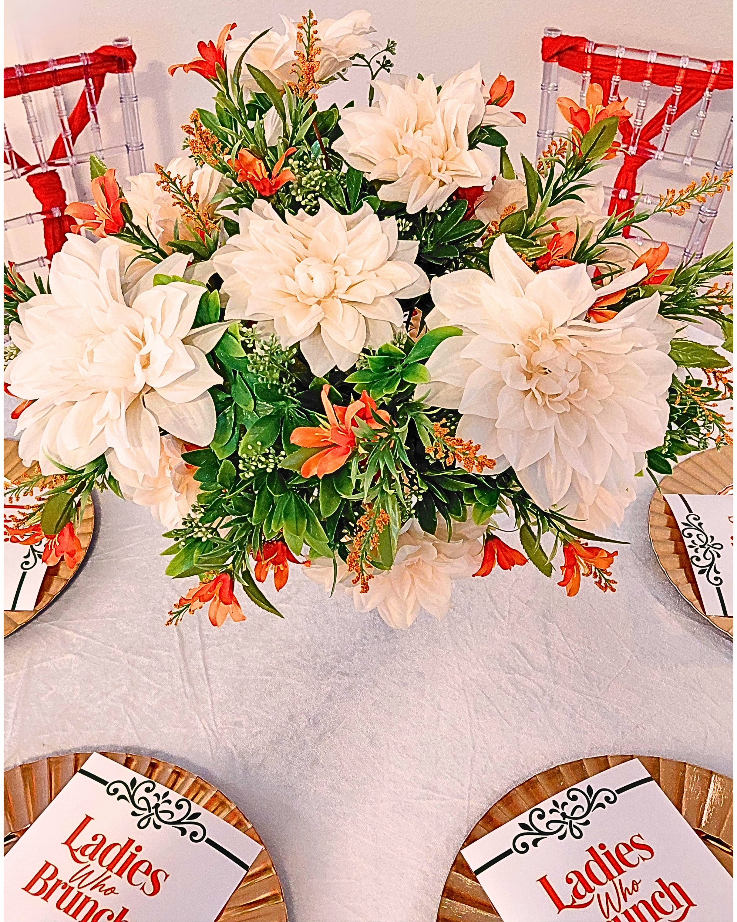 Ladies Who Brunch, celebrating good vibes, great company, and beautifully curated decor.