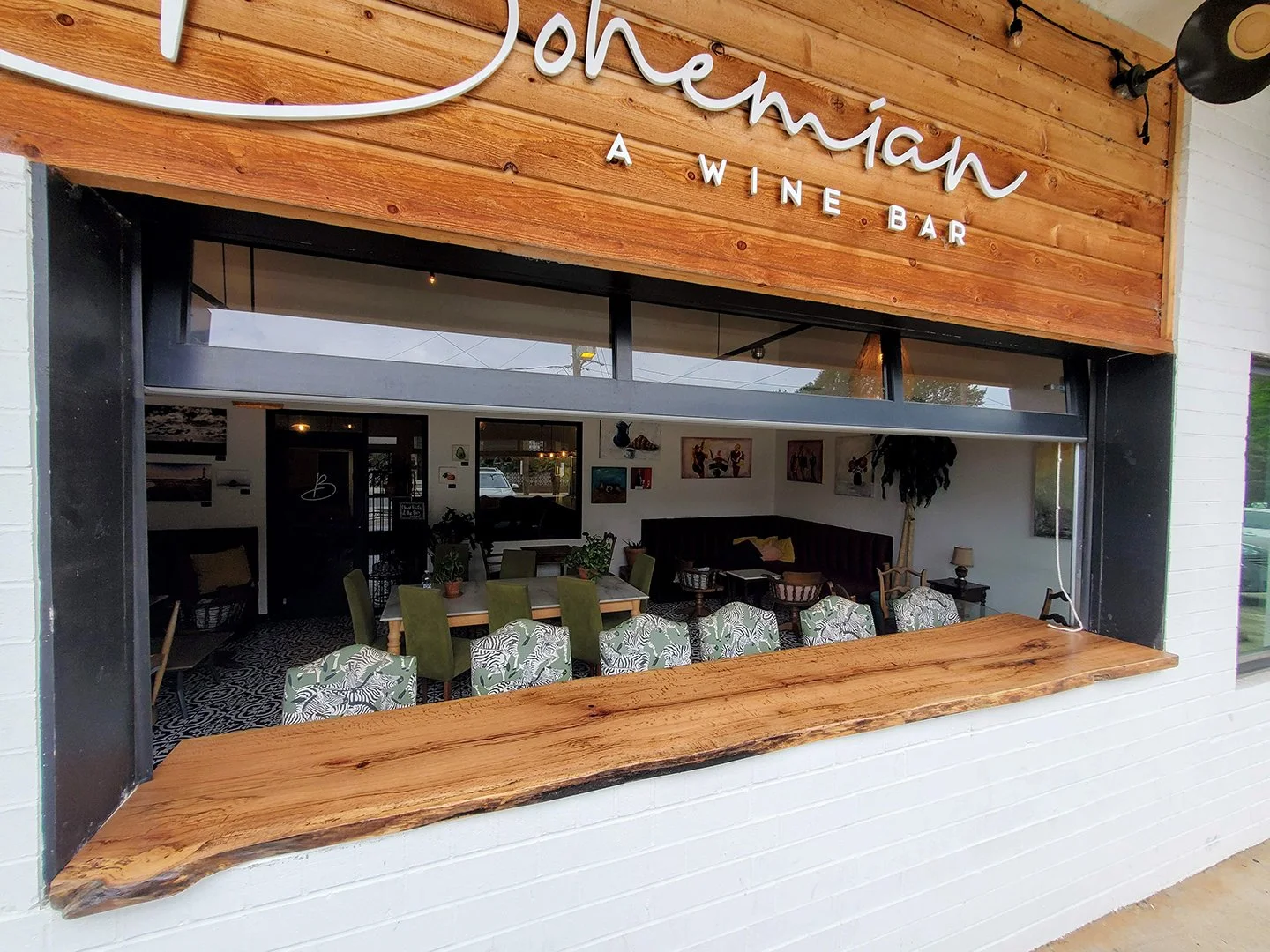 Custom Bartop for Bohemian Wine Bar // Commercial Spaces