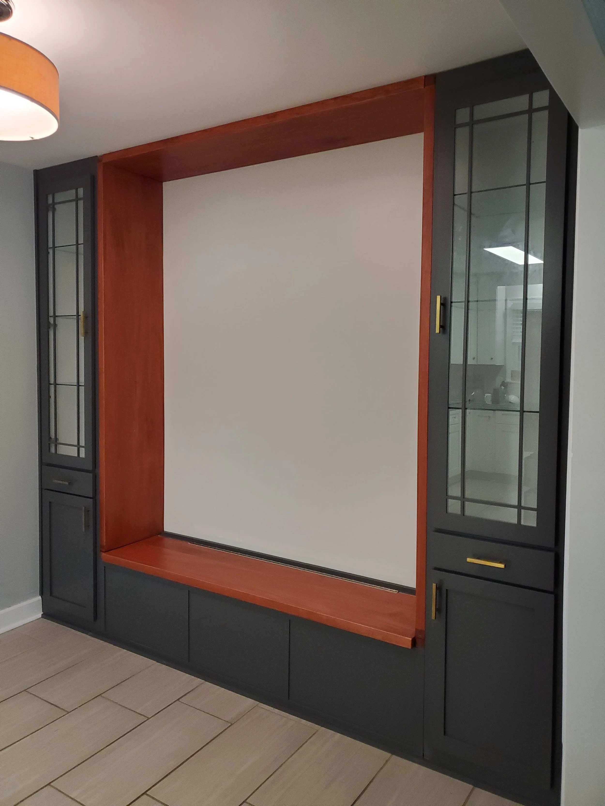 Built-In Dining Nook With Storage & Bench Seating // Residential Woodwork