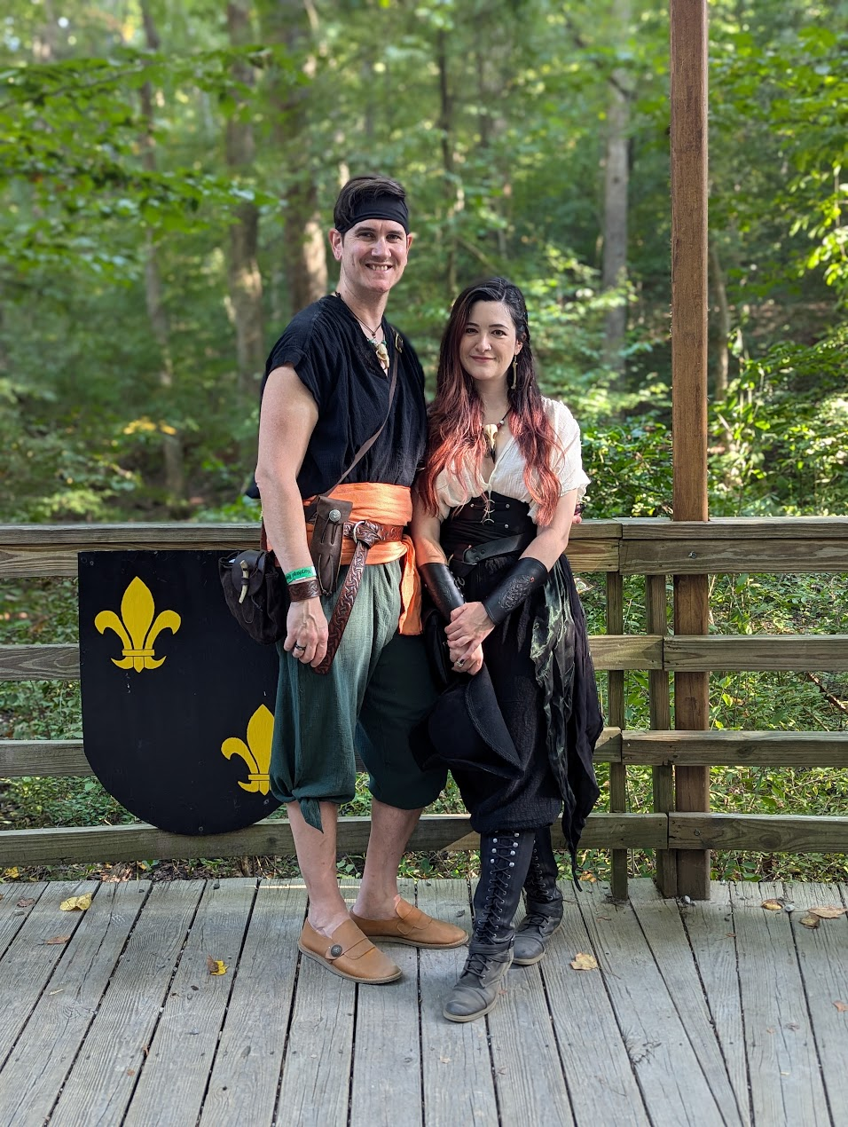 photo of couple at renaissance faire