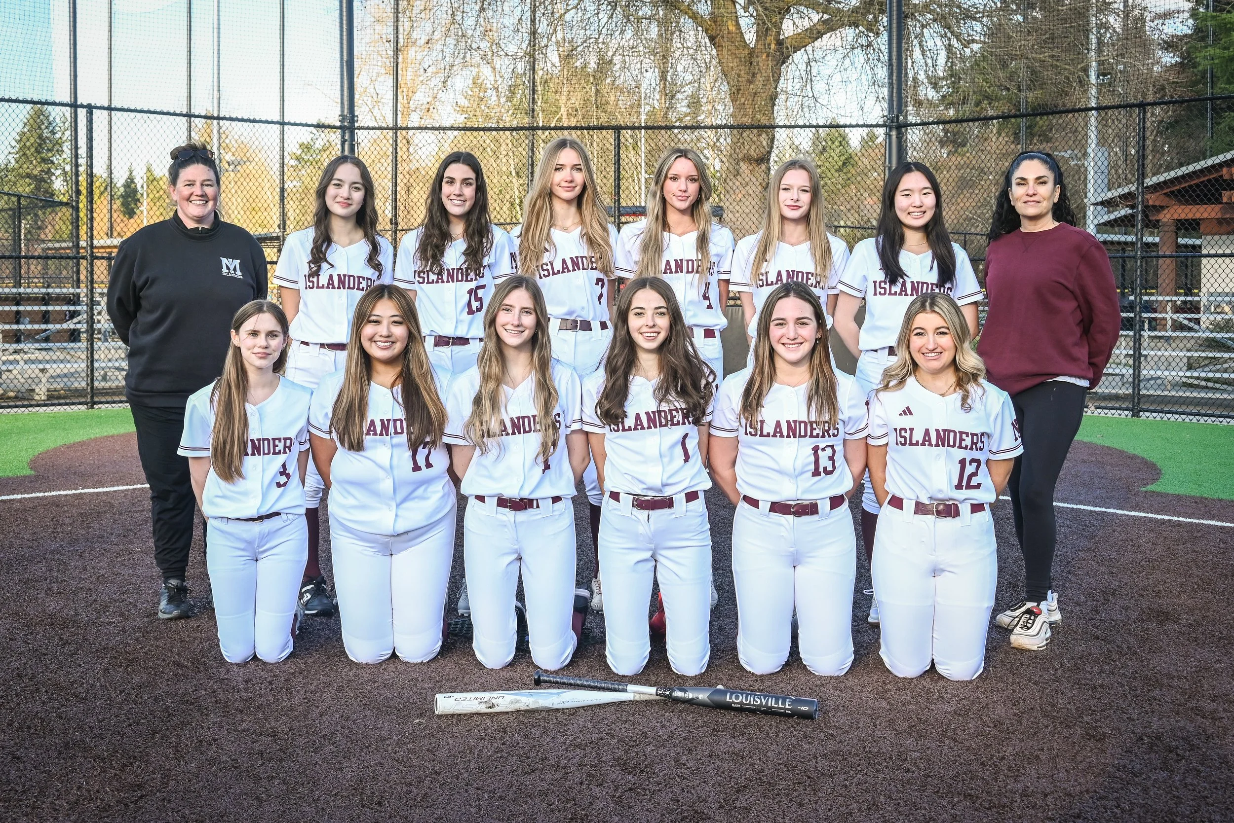 2024 Mercer Island High School varsity softball team