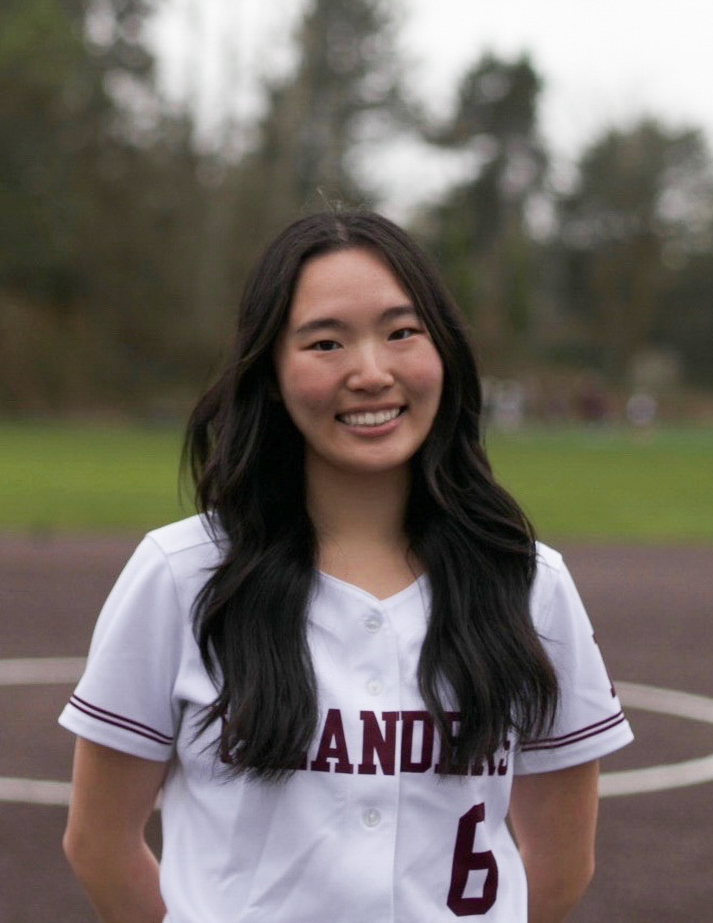 Hannah Zhou, 2025 MIHS varsity softball player