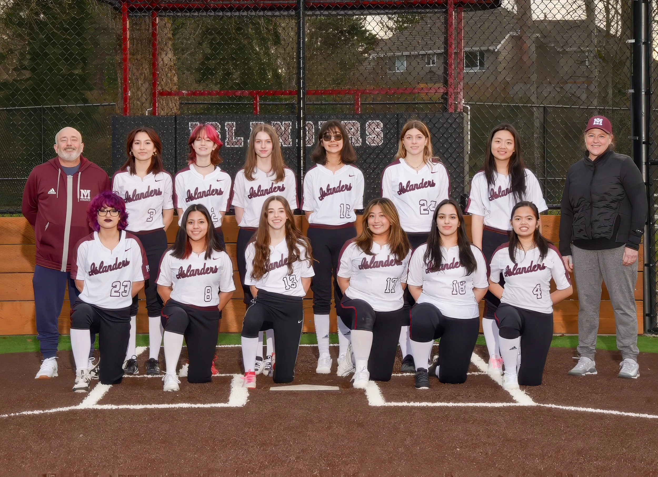 Mercer Island High School 2023 Junior Varsity softball team