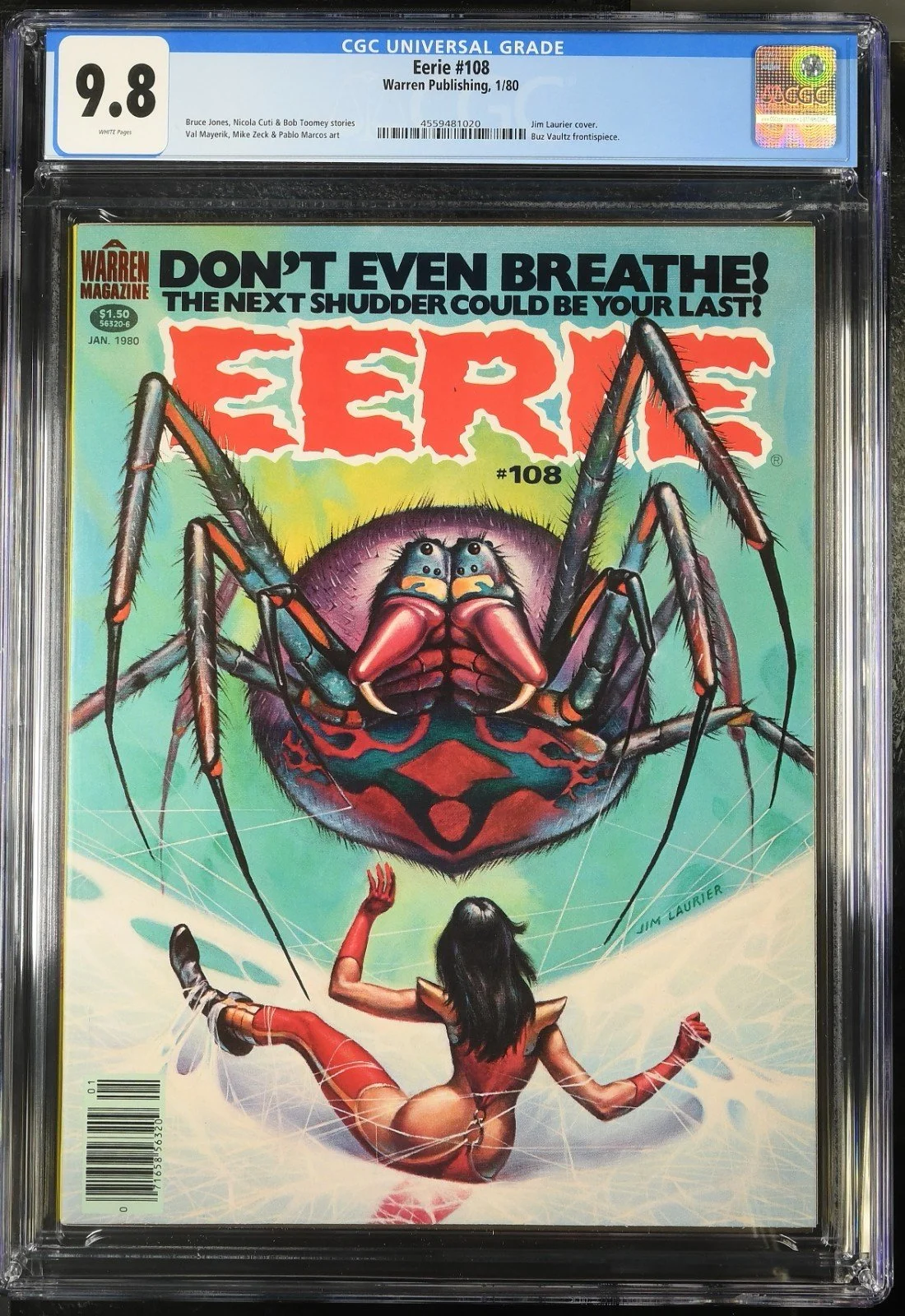 Eerie #108 — Warren Publishing, 1980 CGC 9.8