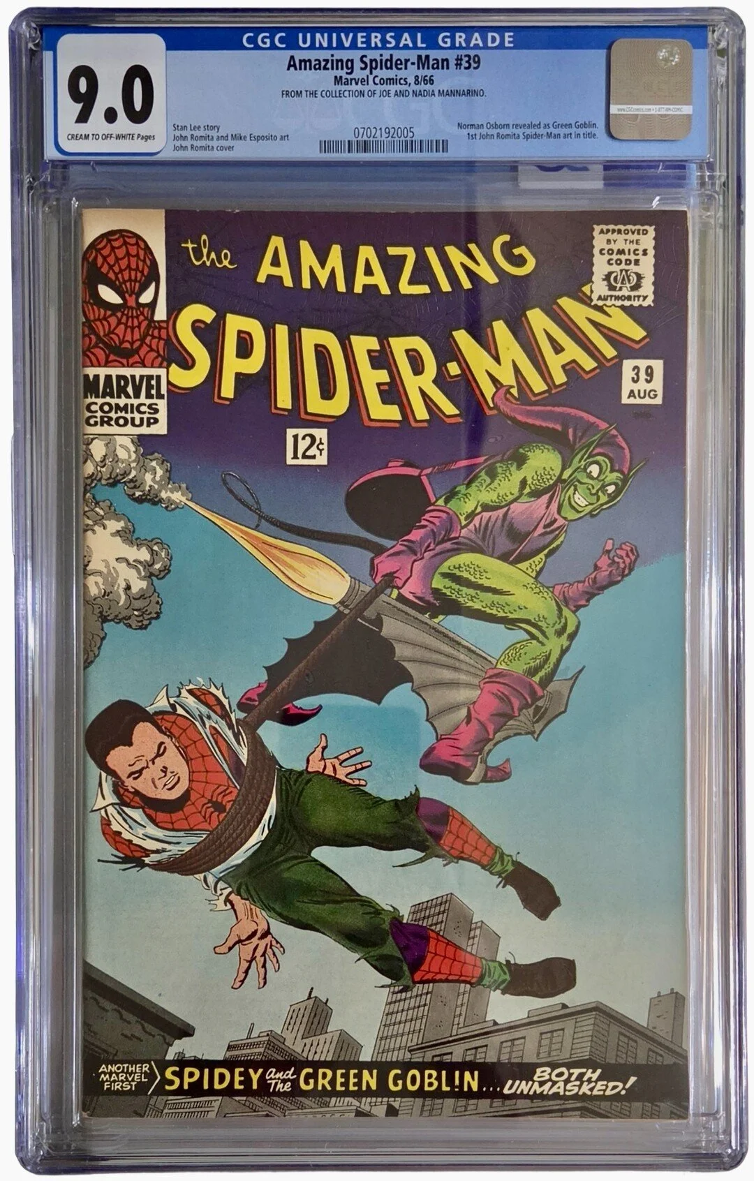 Amazing Spider-Man #39, graded CGC 9.0