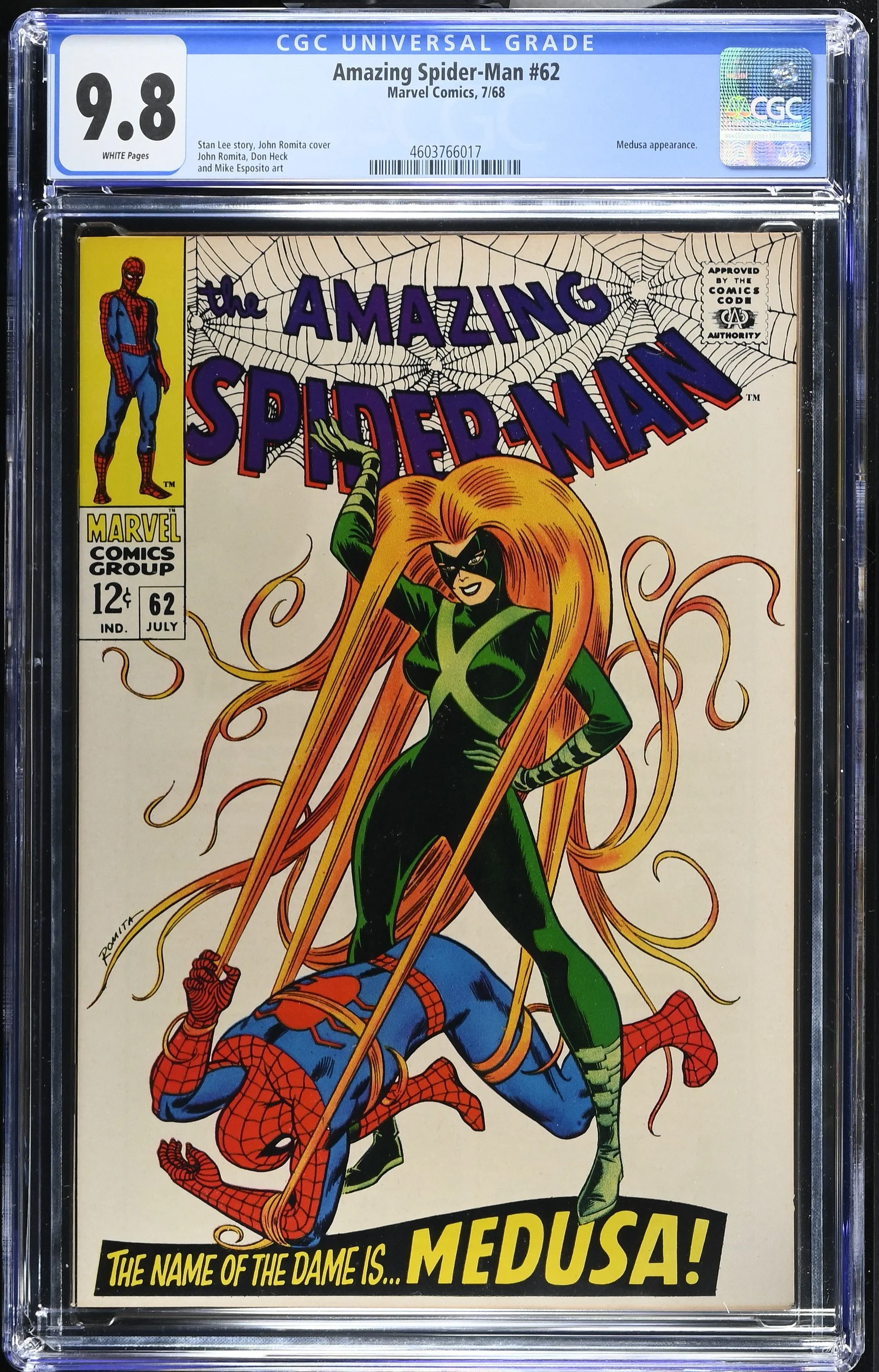 Amazing Spider-Man #62 CGC 9.8 Marvel Comics