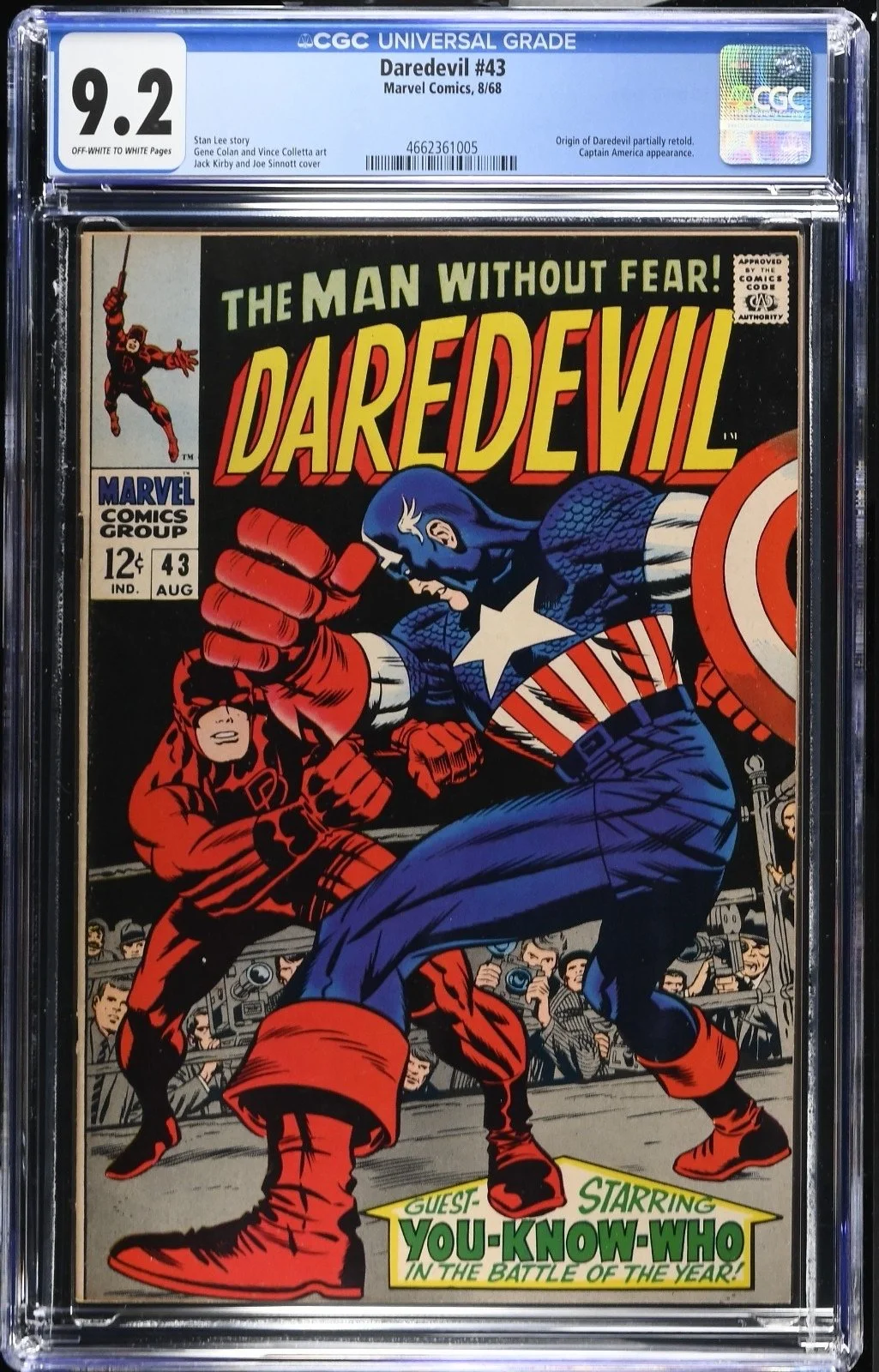 Daredevil #43 CGC 9.2