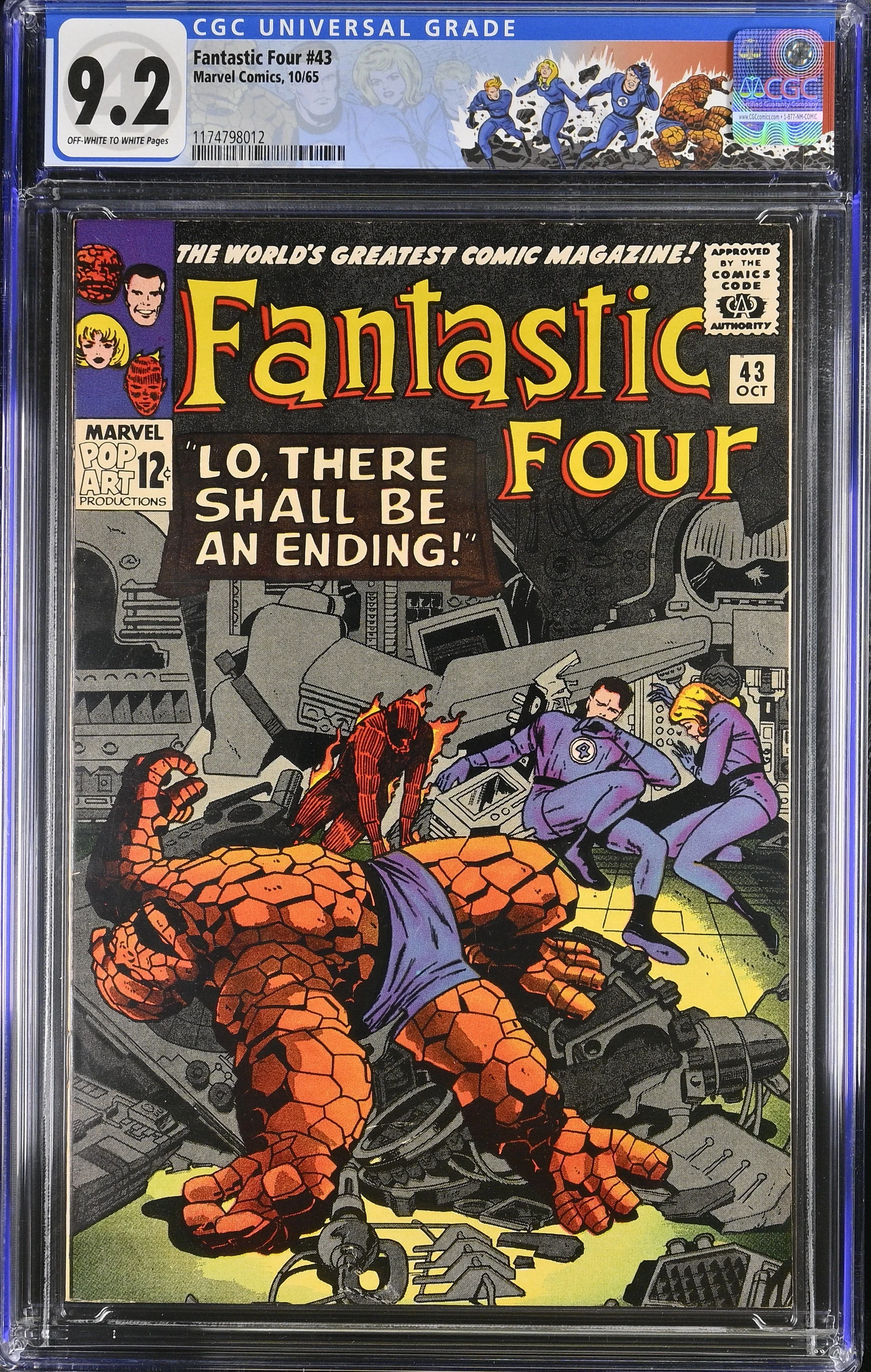 Fantastic Four #43 CGC 9.2