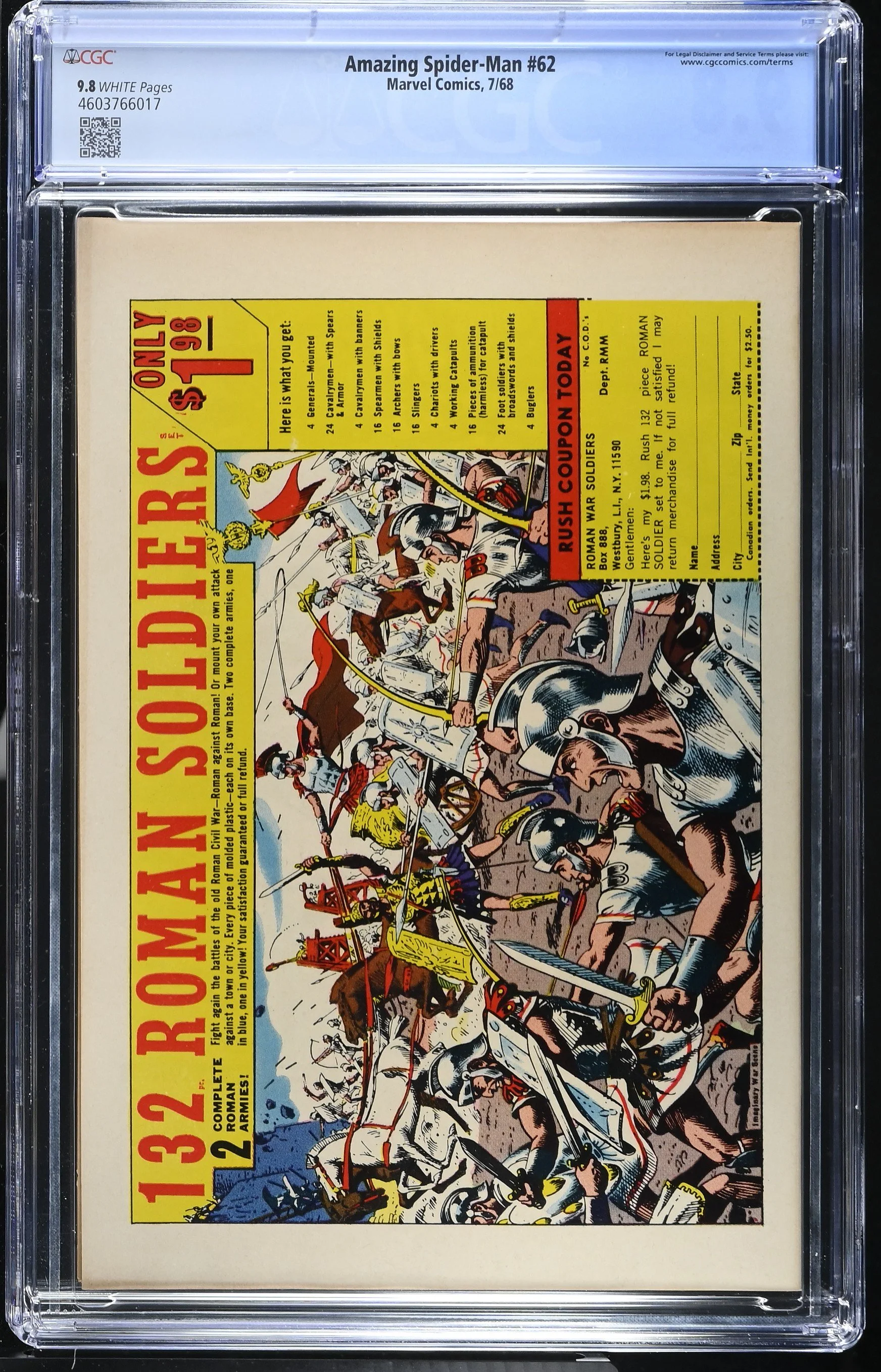 Amazing Spider-Man #62 CGC 9.8