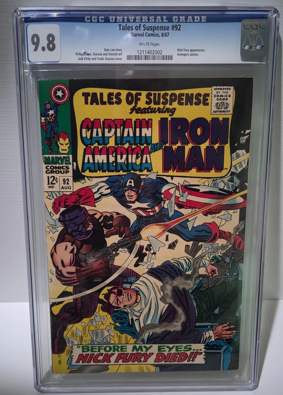 Tales of Suspense #92 Marvel Comics 1967 CGC 9.8.jpeg