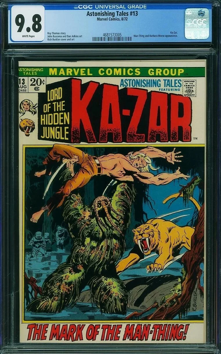 Astonish Tales #13 1972 Marvel Comics CGC 9.8.jpeg