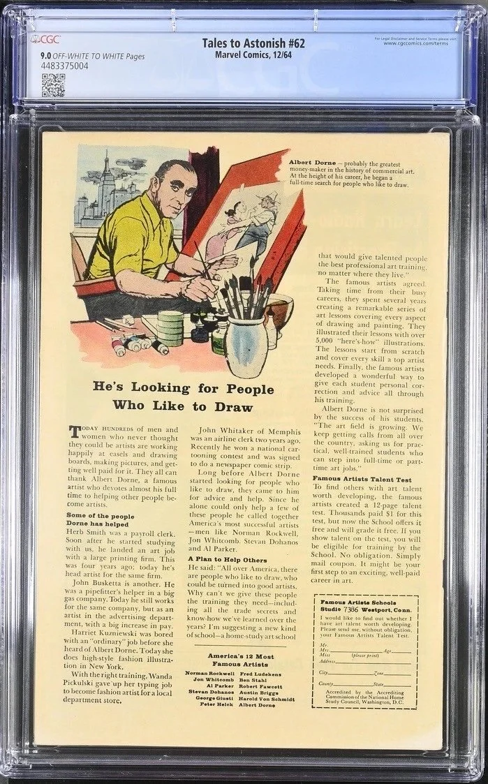 Tales to Astonish #62 CGC 9.0.jpeg