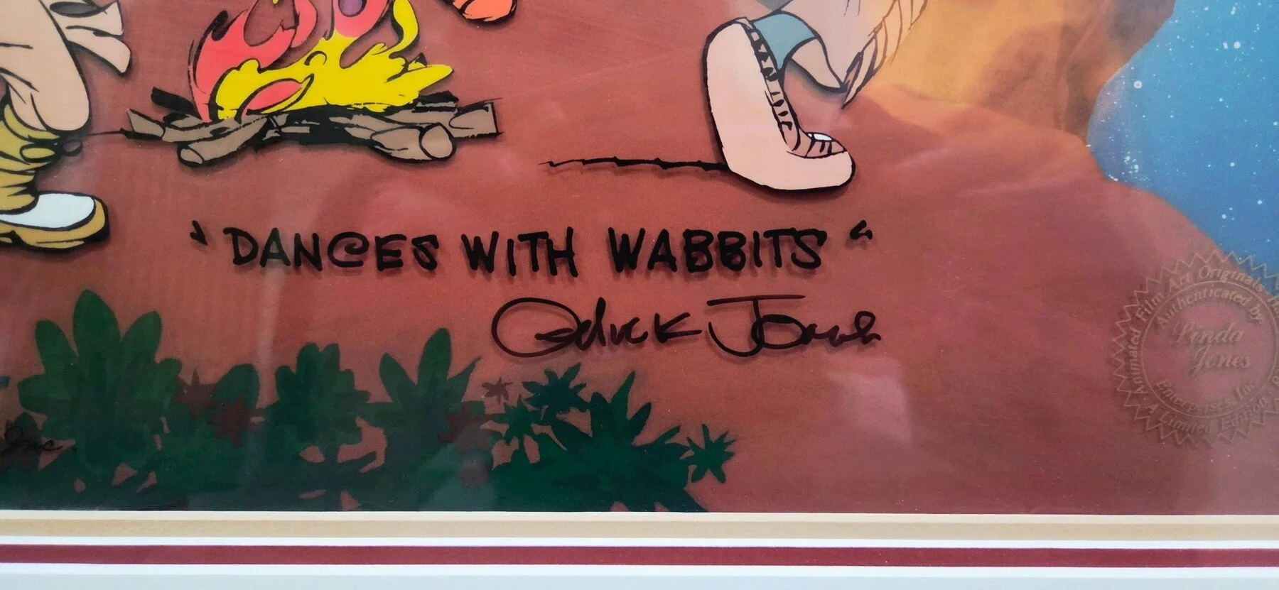 Dances with Wabbits title and edition 157 of 500 detail