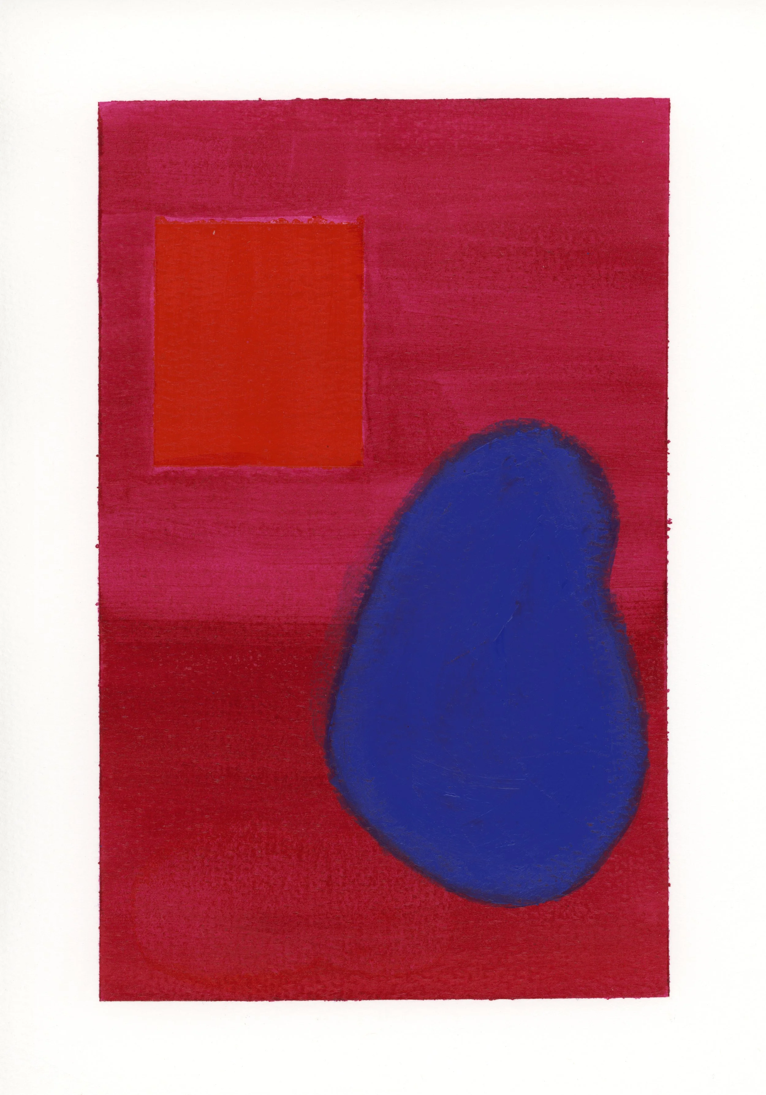 acrylic on paper | 7" x 10" | june 2026