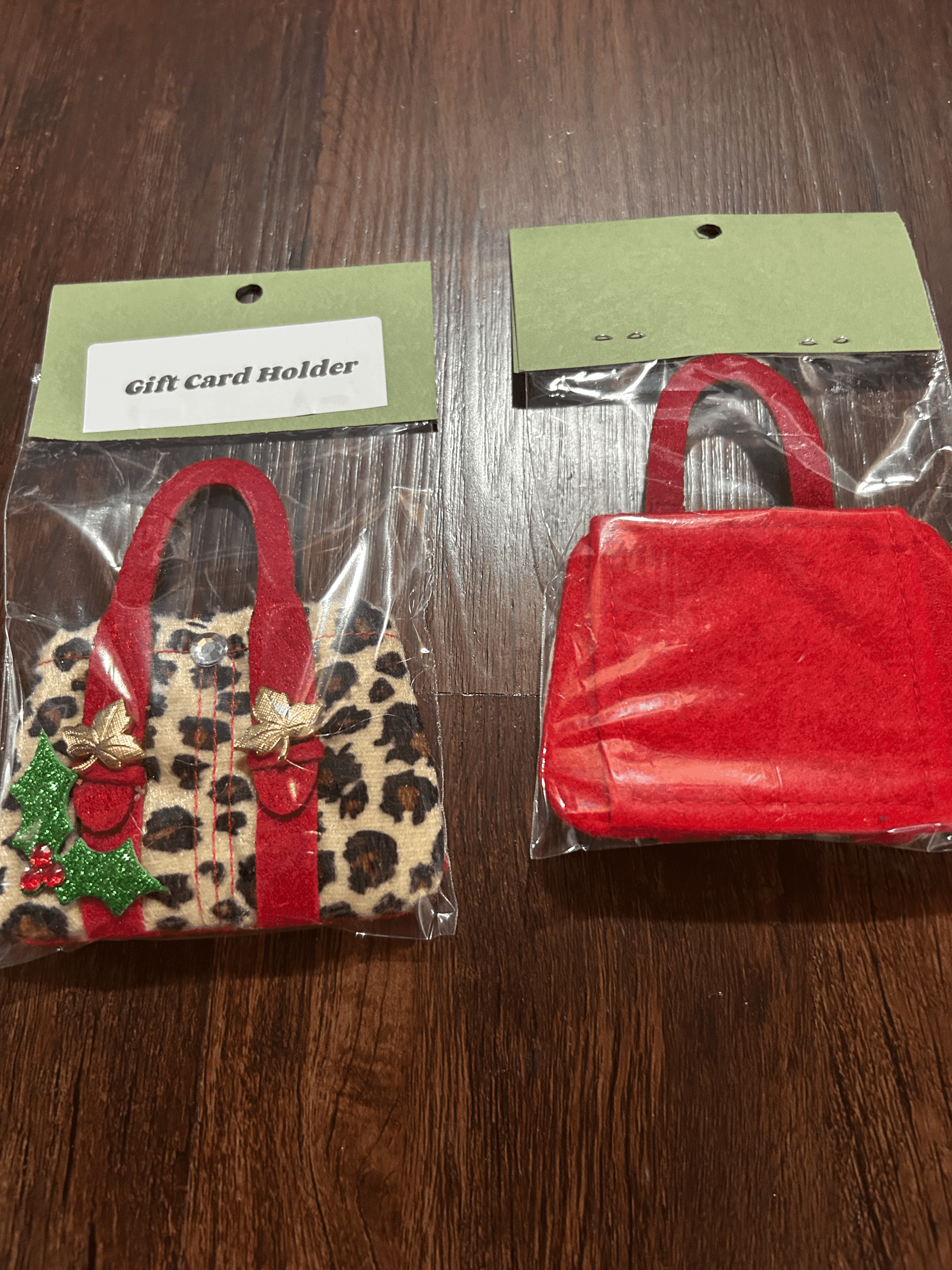 Holiday Purse Gift Card Holder