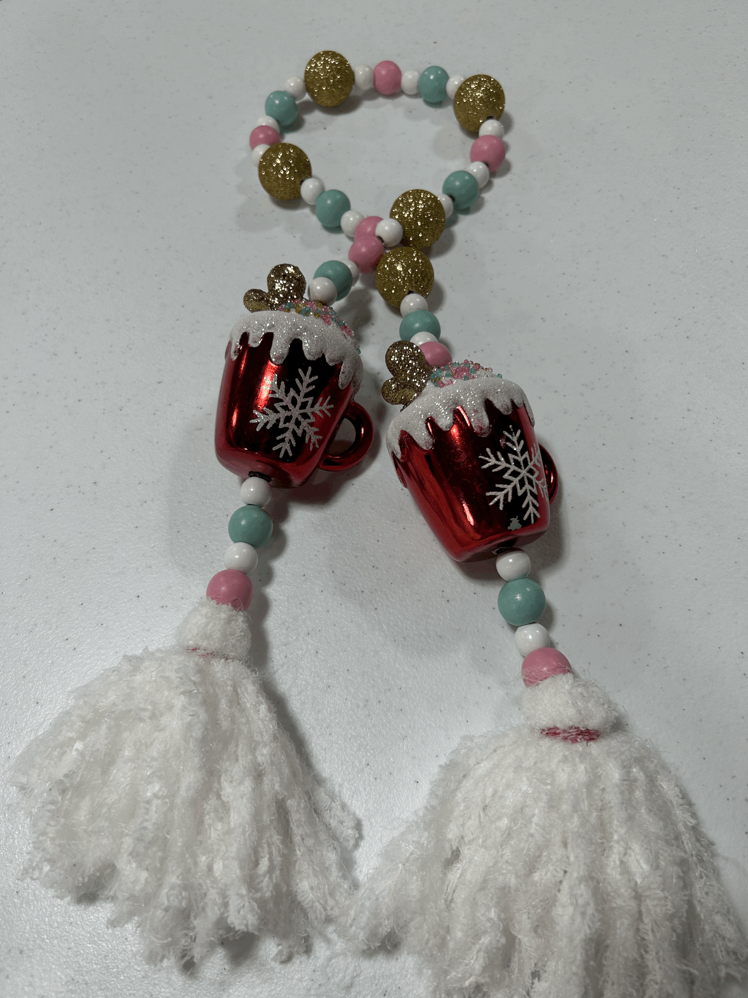 Hot Cocoa Mug Medium Bead Garland