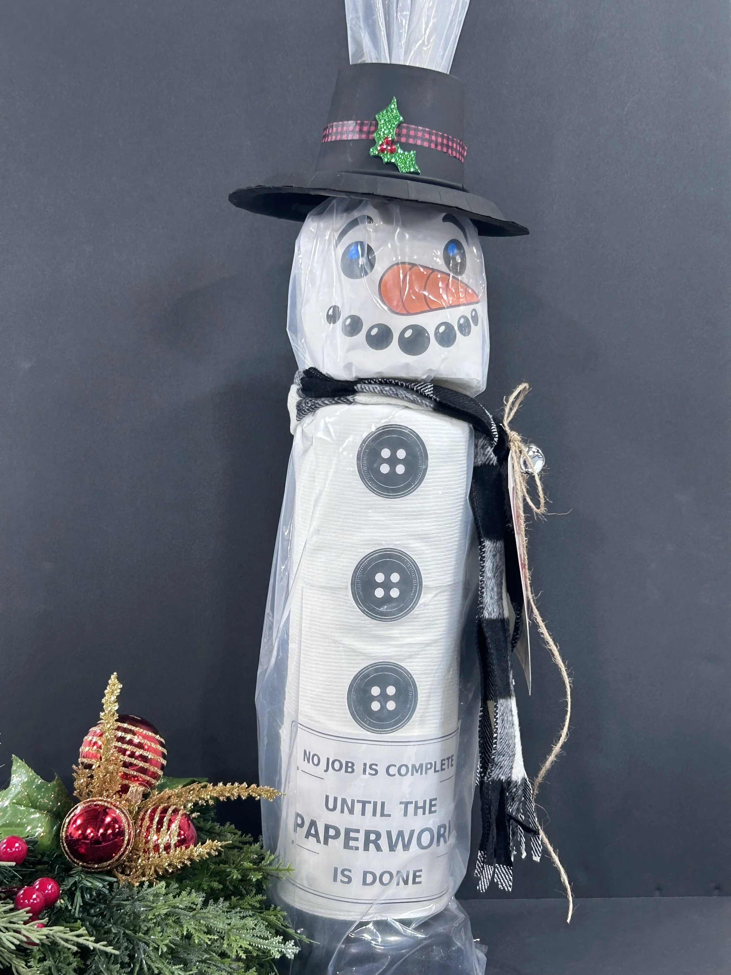 Whimsical Snowman Christmas Gift