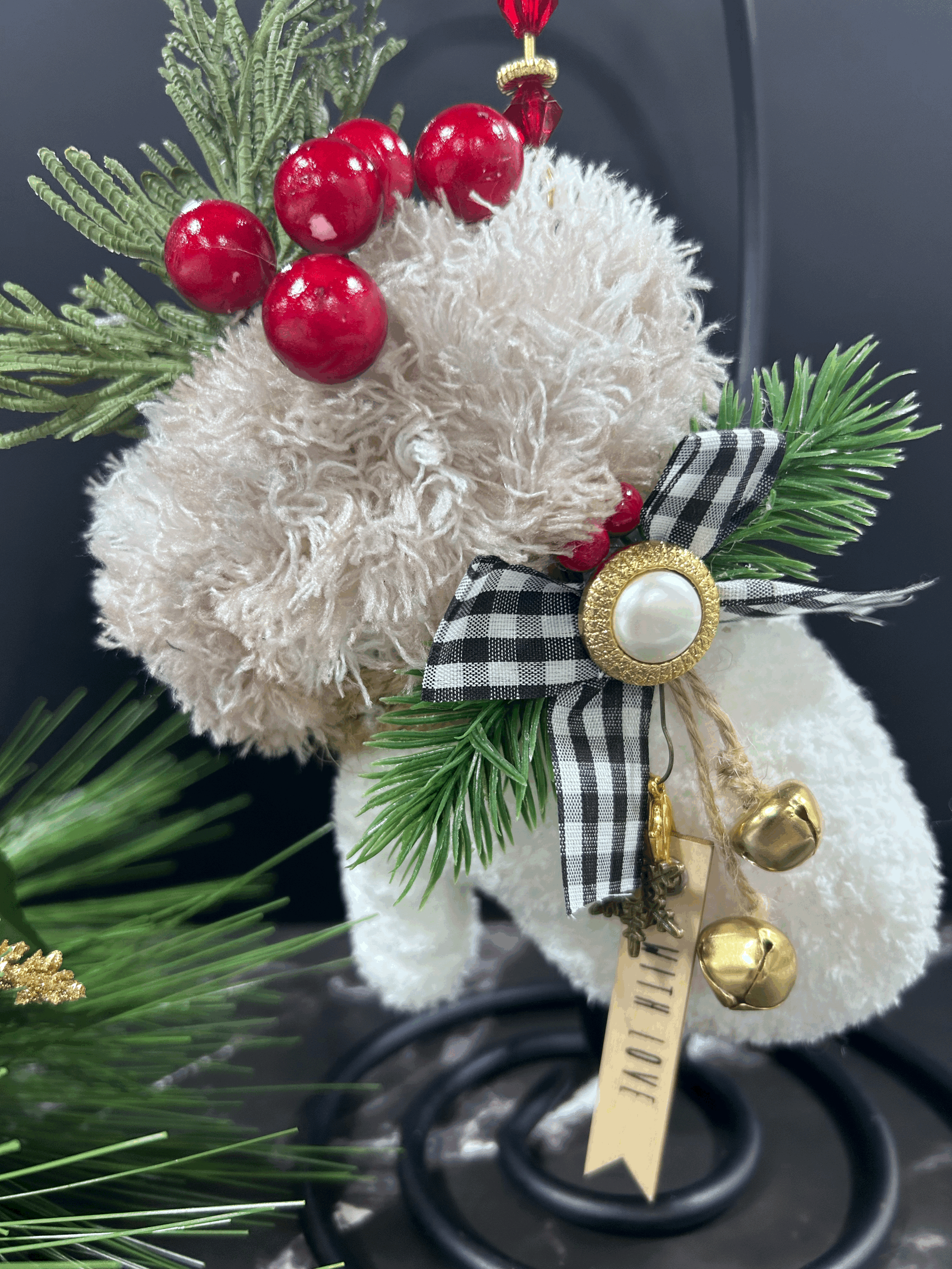 Cozy Christmas Mitten Ornament