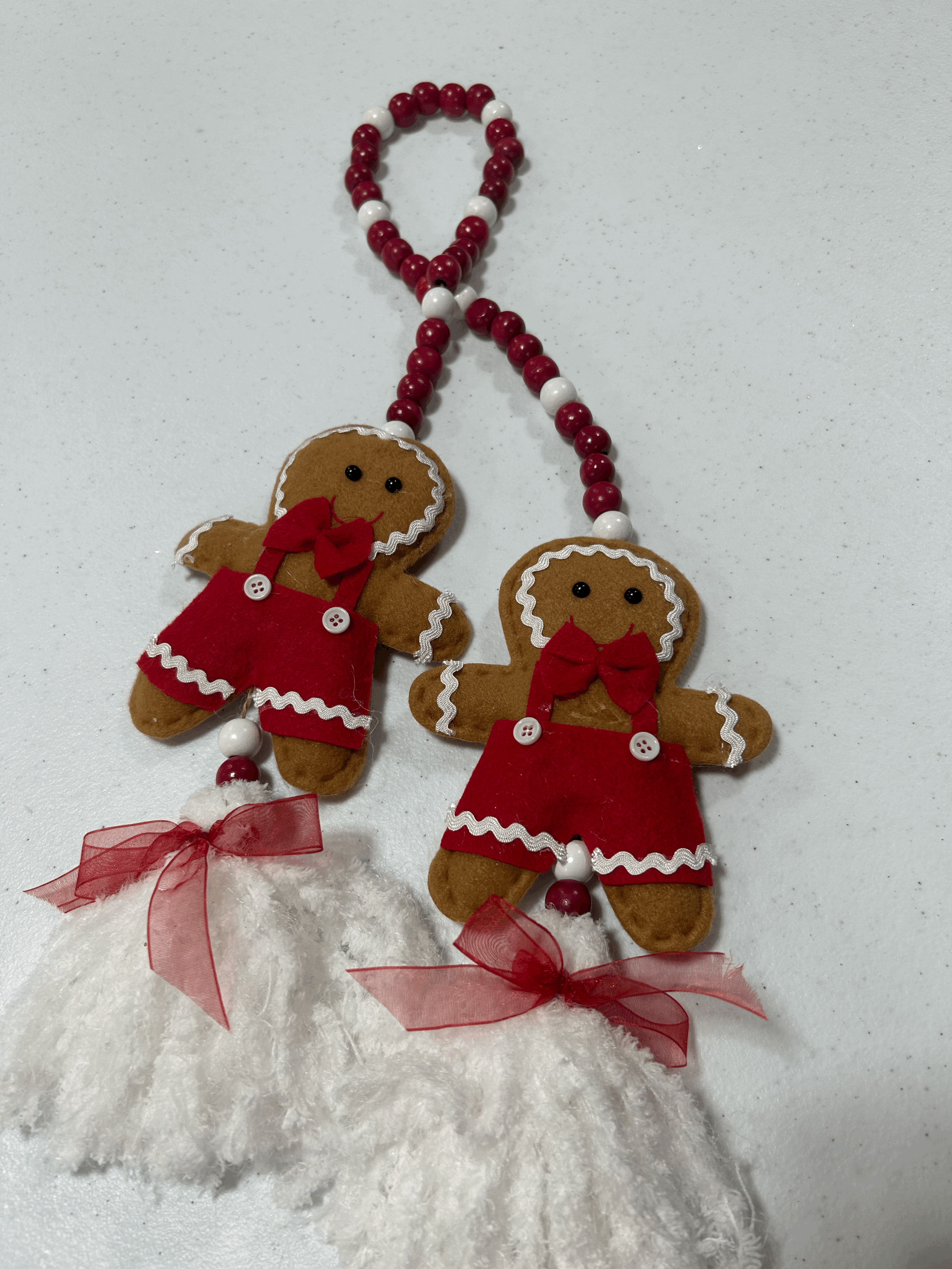 Gingerbread Mini Bead Garland