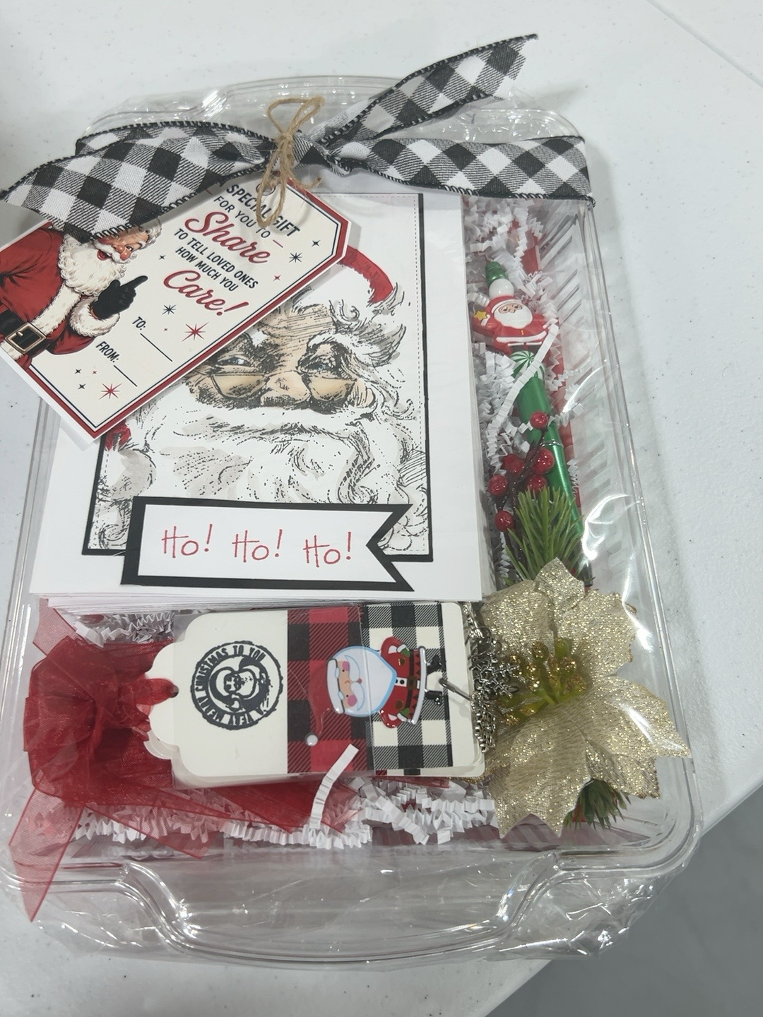 Santa “Share the Care” Stationery Gift Set