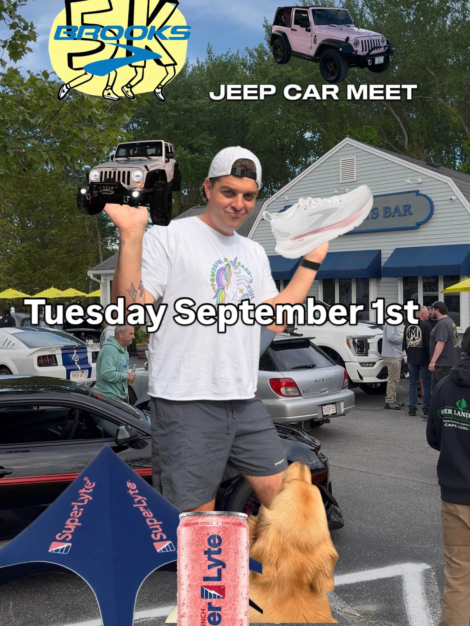 Our last Tuesday open for the season!! 
We decided to make it the funnest Tuesday yet.
Come and try out @brooksrunning and test your chances of winning a free pair of shoes.
Join the 5K and come back for a taste of @drinksuperlyte  and us!!
&bull;
&b