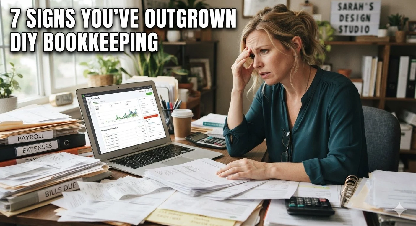7 Signs Your Small Business Has Outgrown DIY Bookkeeping