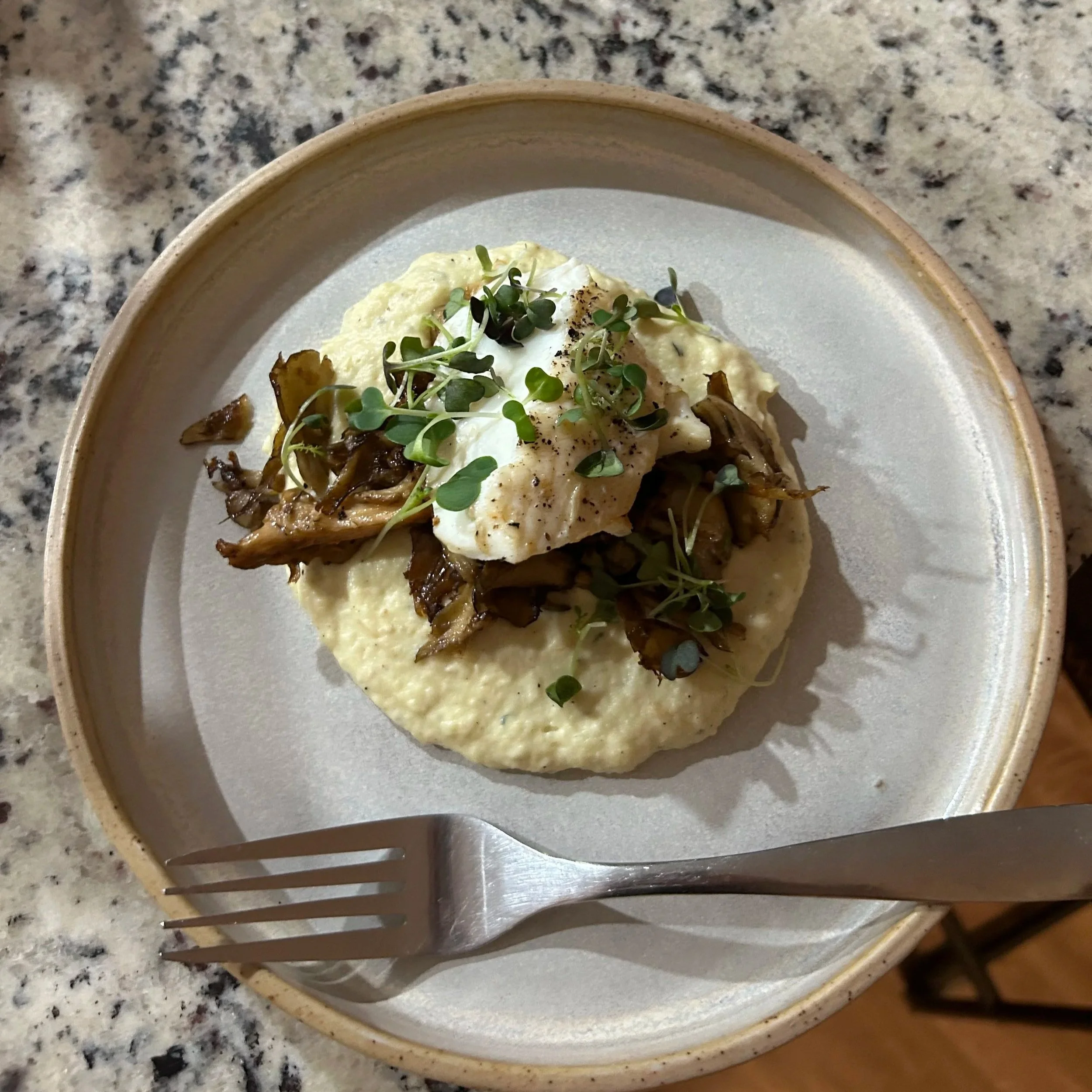 Seared Halibut
