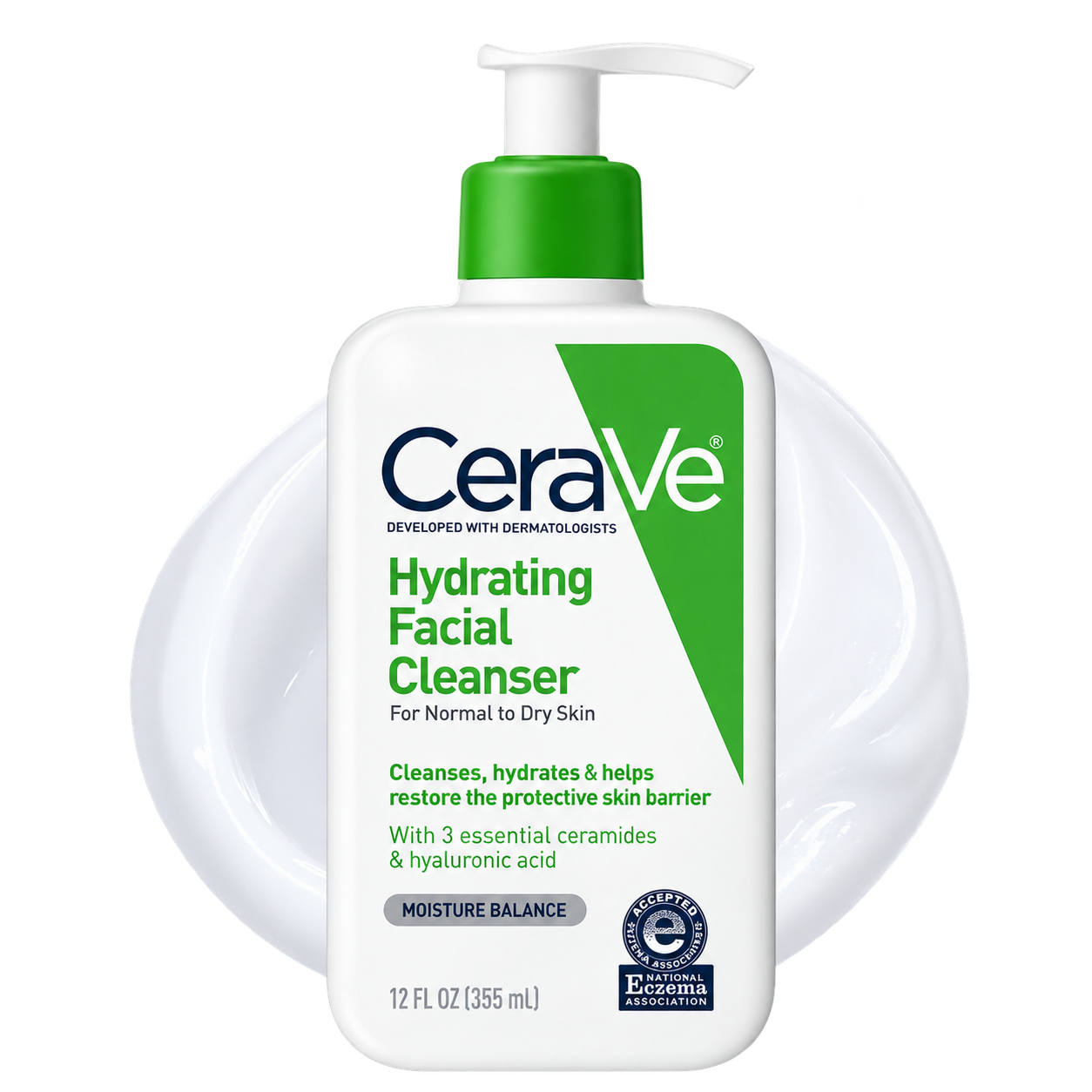 CeraVe Hydrating Facial Cleanser – For Normal to Dry Skin