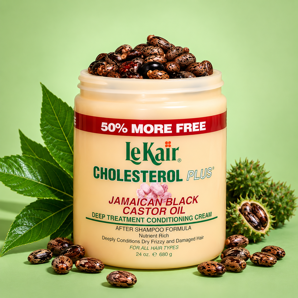 LeKair Cholesterol Plus Jamaican Black Castor Oil Deep Treatment