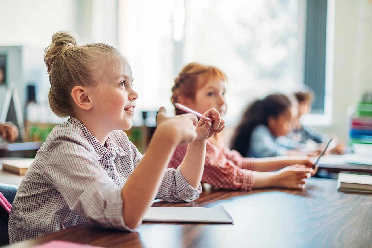 children learning