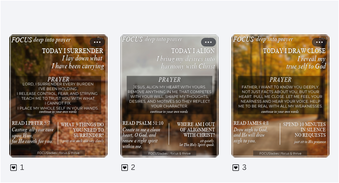 FOCUS DEEP Prayer Cards