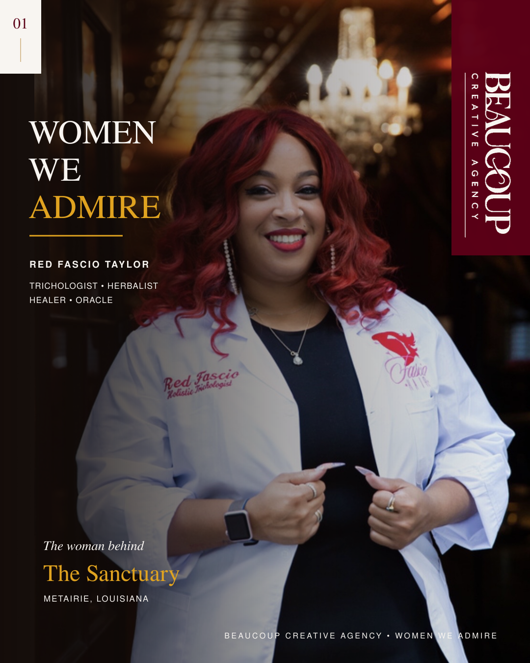 Women We Admire: Red Fascio Taylor of The Sanctuary