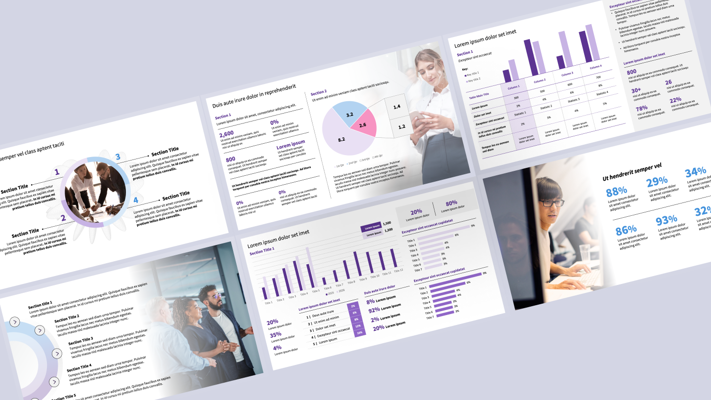 Data Visualization Dashboard Example - Light Mode