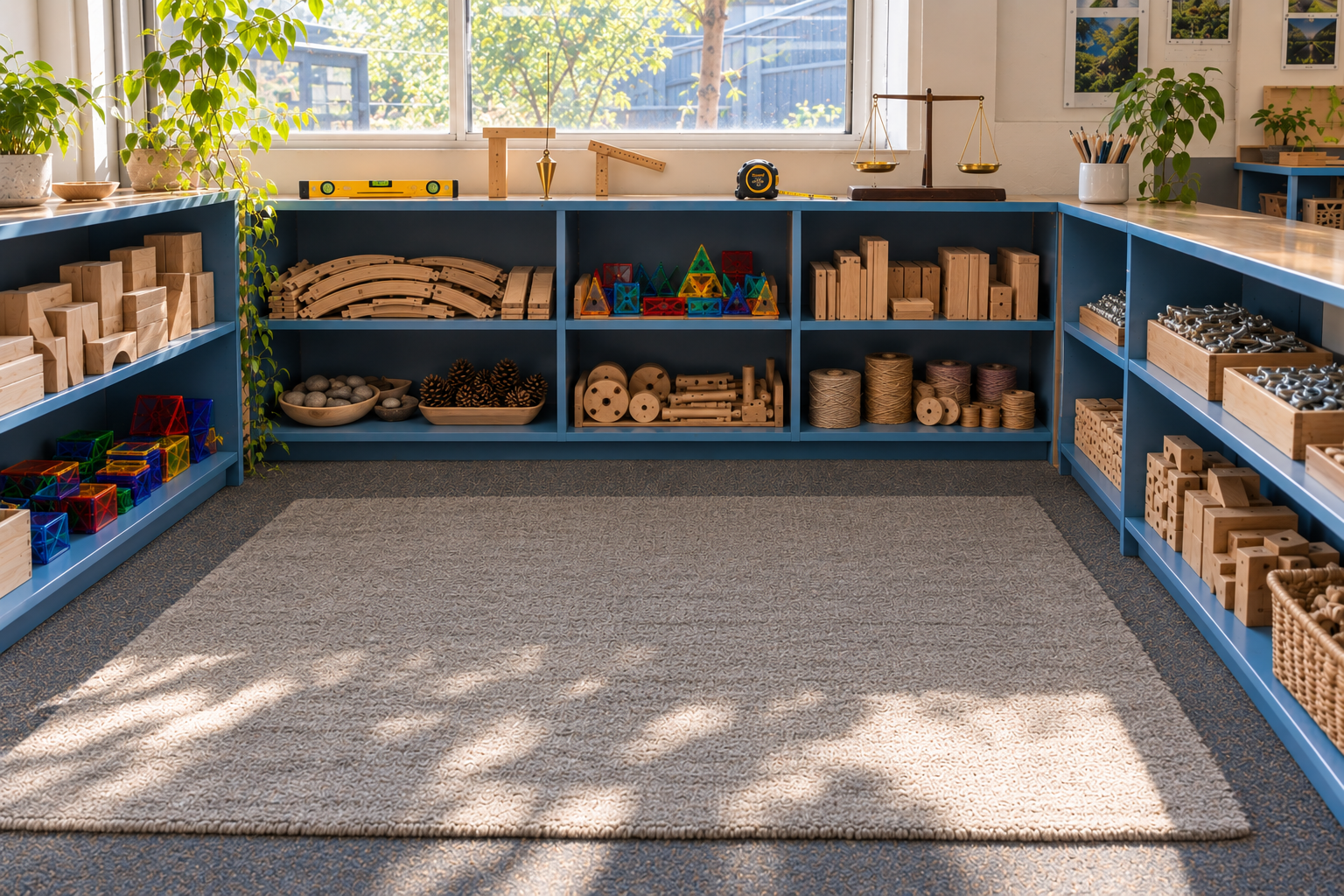 The Kinetic &amp; Construction Atelier: Spatial Reasoning, Physics, and Concrete Mathematics