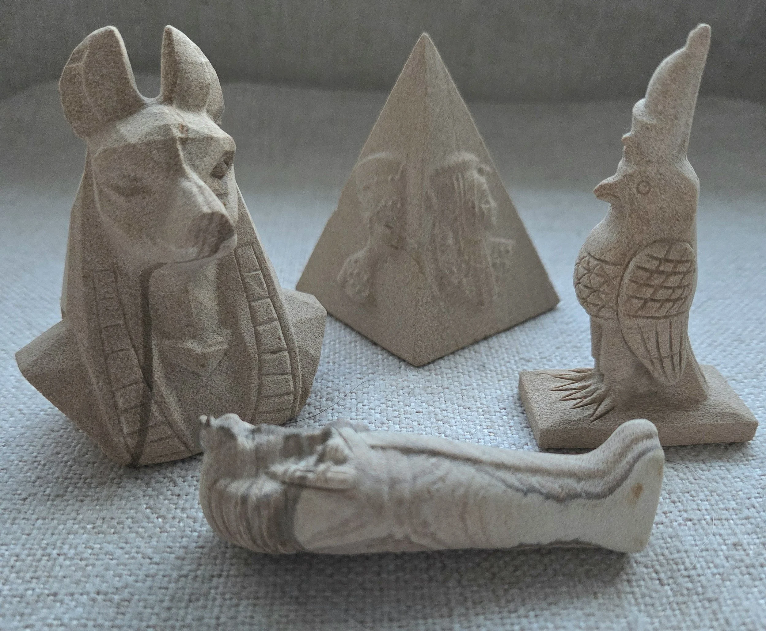 Standstone, ancient Egypt style sandstone carvings