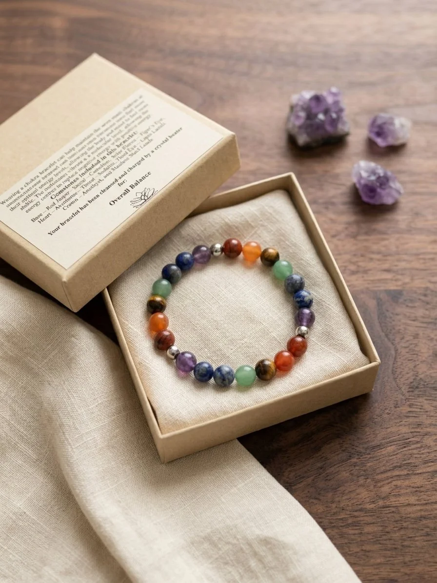 7 Chakra Gemstone Balance Bracelet