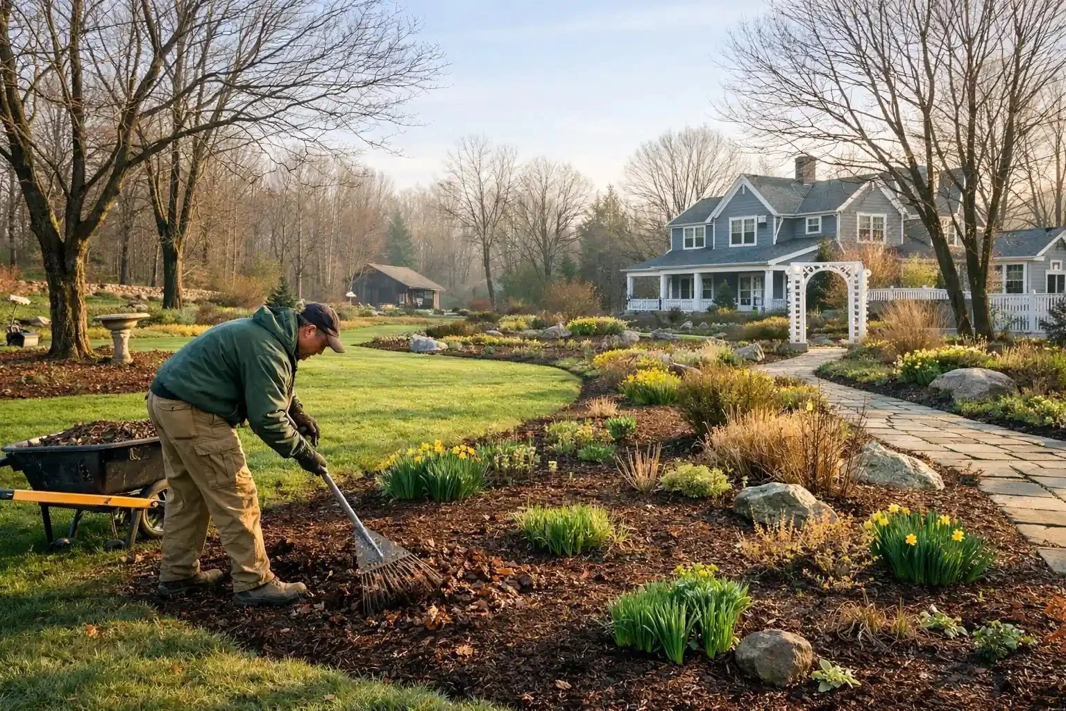 Preparing Estate Gardens For Spring Growth