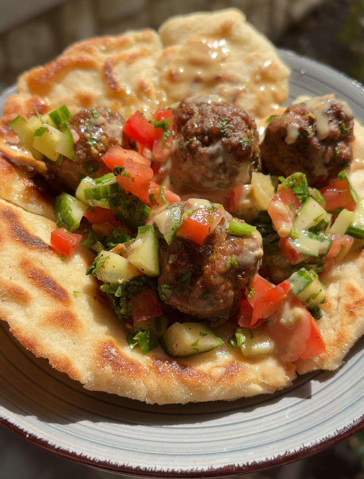 Kofta Flatbread
