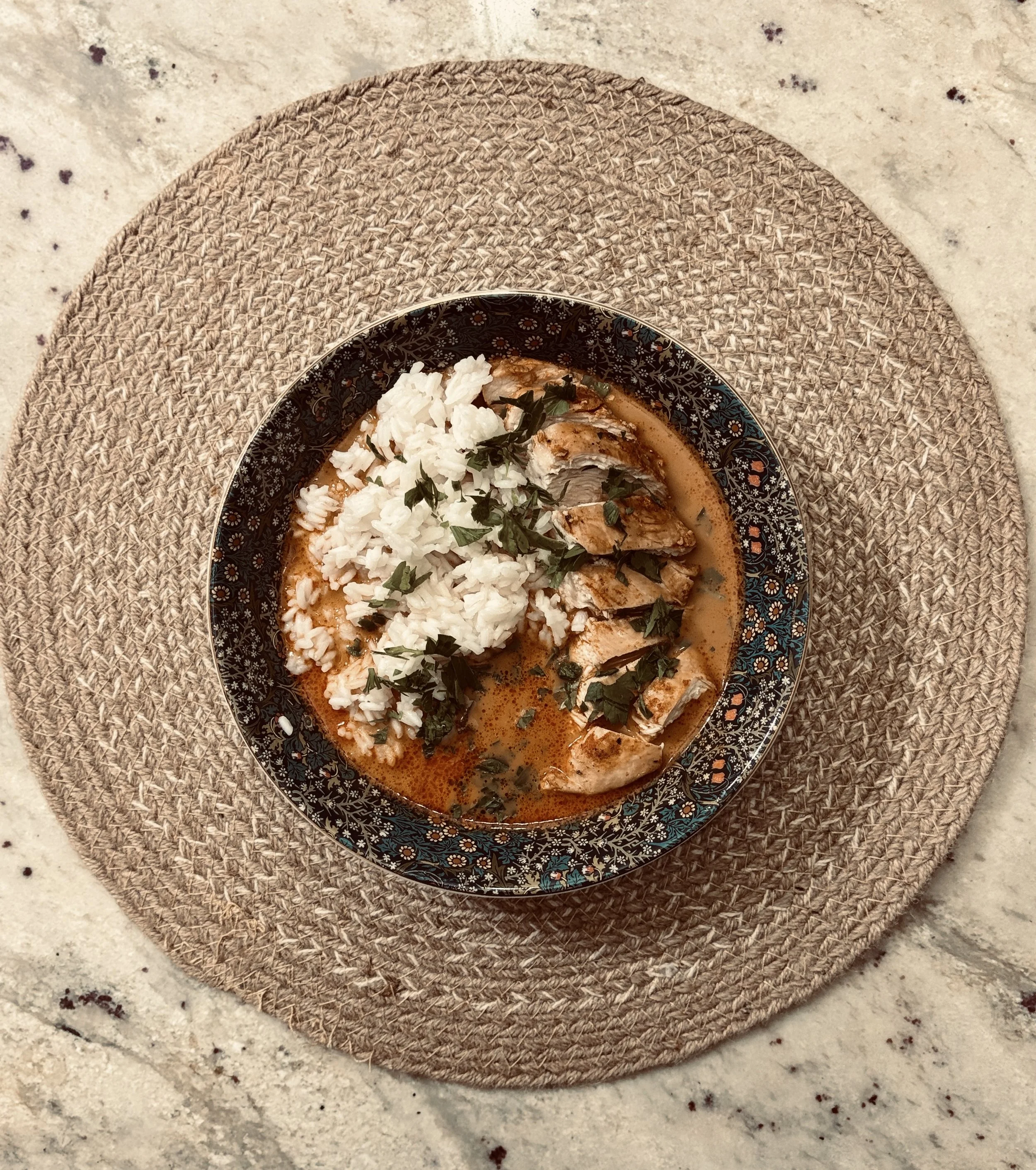 Chicken Curry Brothy Rice