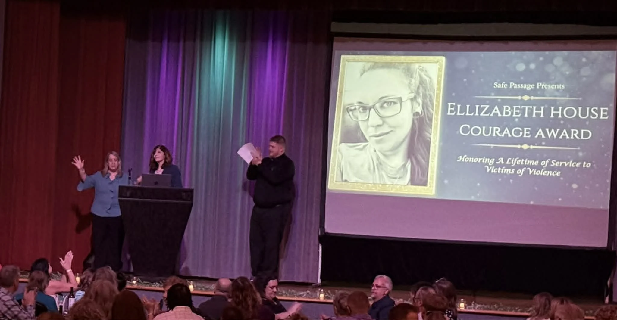 Image of an awards presentation