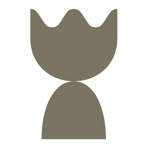 Silhouette of a person with shoulder-length hair and a plain shirt.
