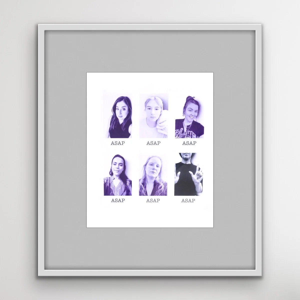 Stop! ASAP
12 by 12 inches framed

For many women living with autoimmune disease, the first diagnosis is not a diagnosis at all. It is Anxiety, Stress, and Psychosomatic. These are often the words women hear before anyone looks deeper, before the blo