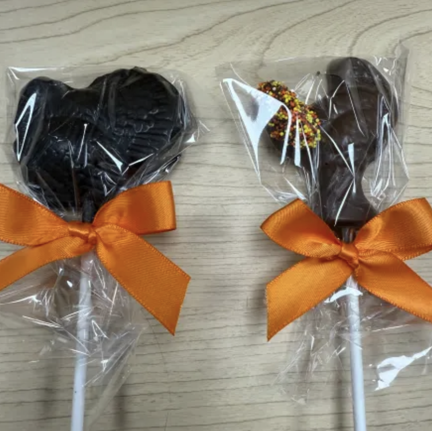 Turkey Chocolate Lollipops