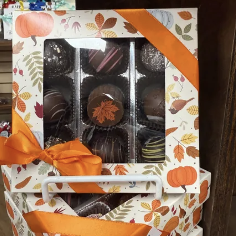 Autumn Themed Chocolate Box