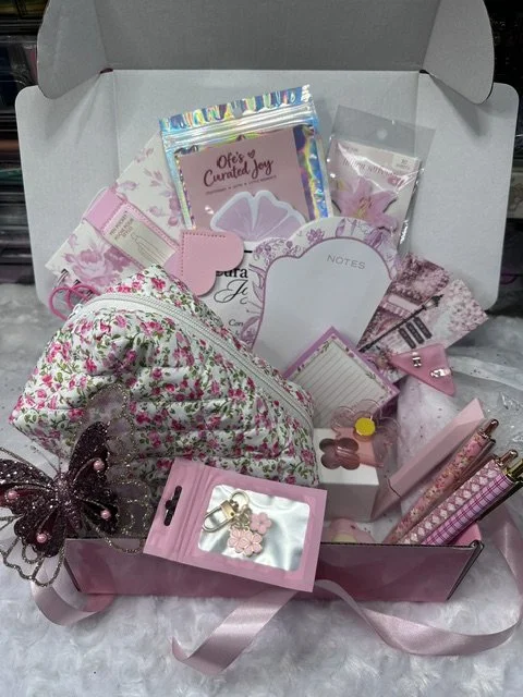 Pretty in Pink Floral Stationery Bundle