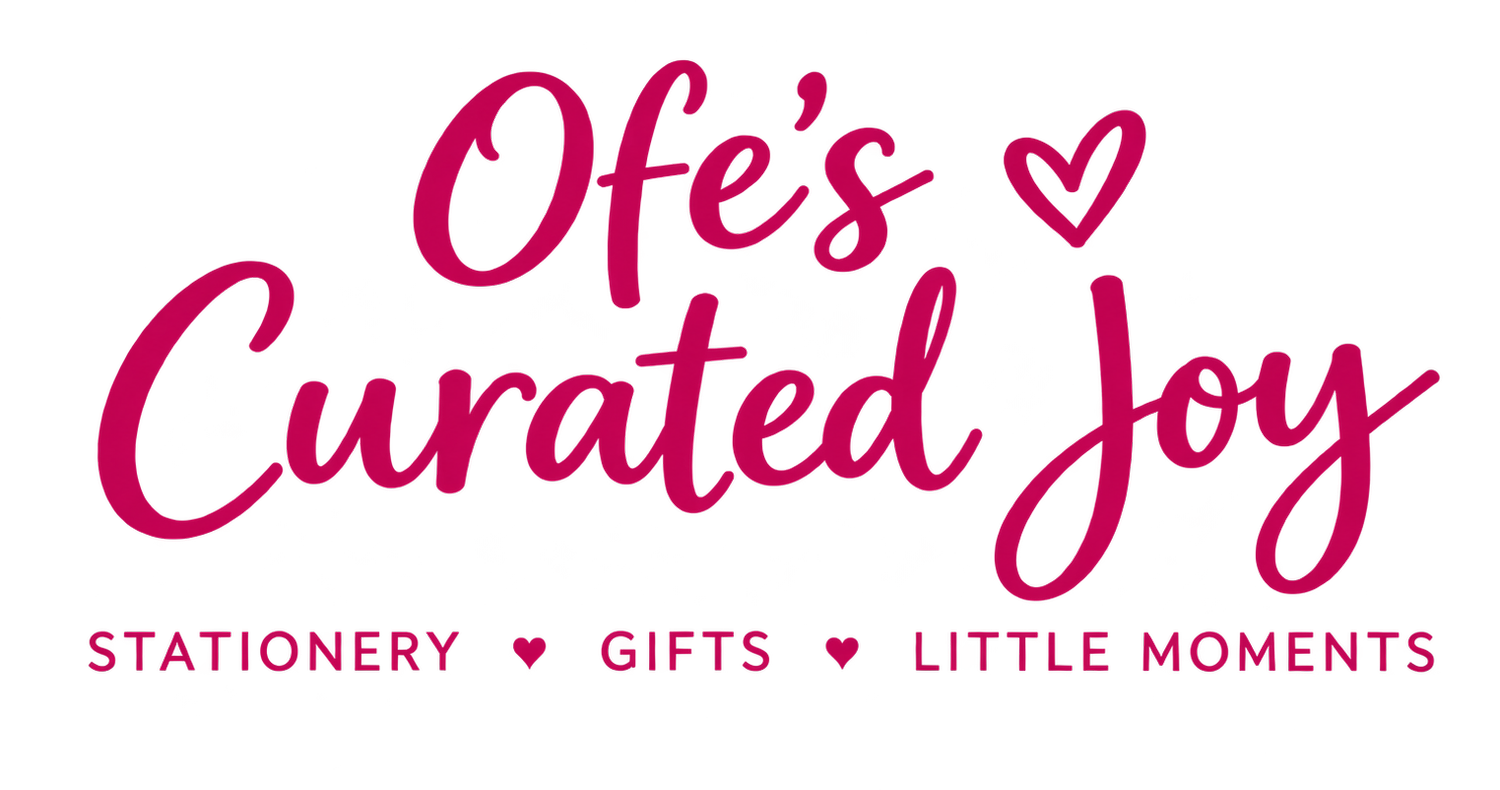 Ofe's  Curated Joy - Creating little moments of joy, one note at a time.