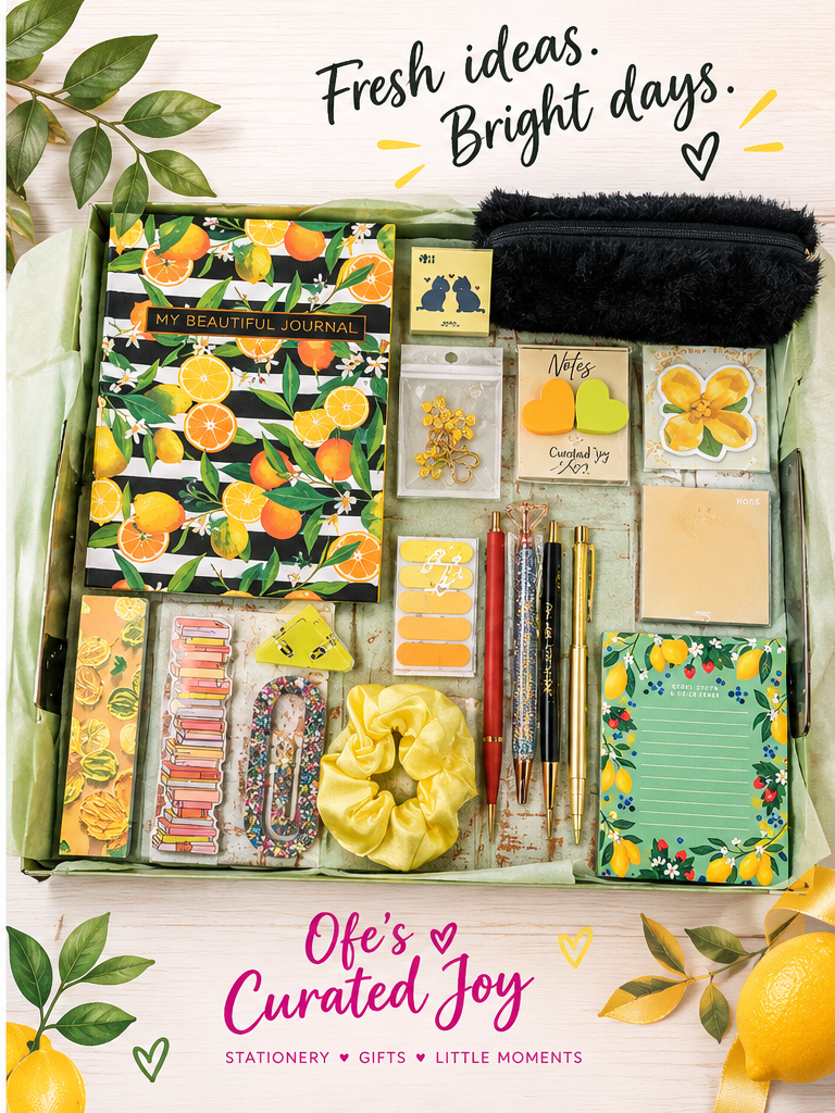 Citrus Zest Stationery Bundle