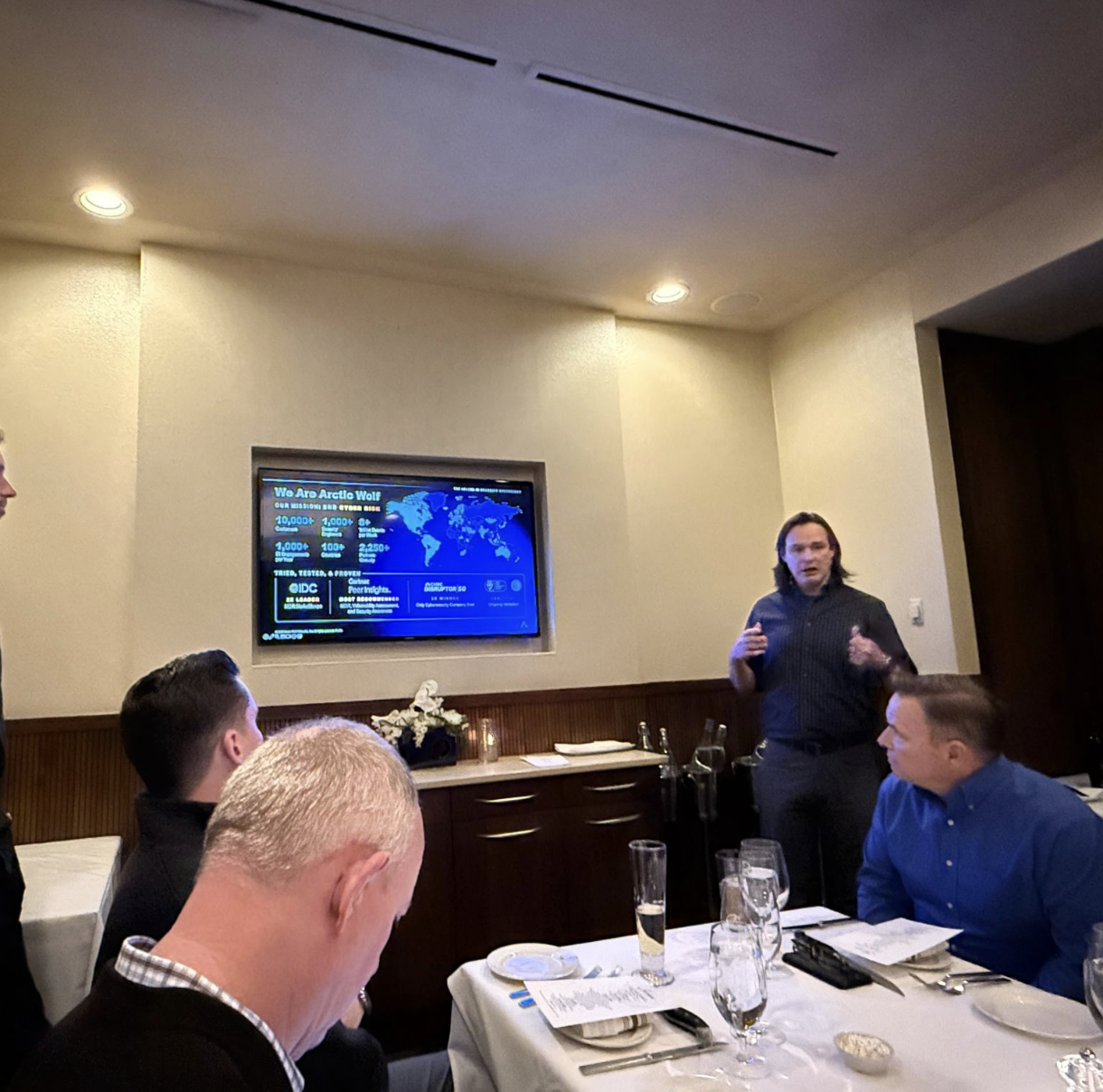 Intimate Dinner with Arctic Wolf, NetApp, and Pentamix Security&nbsp;