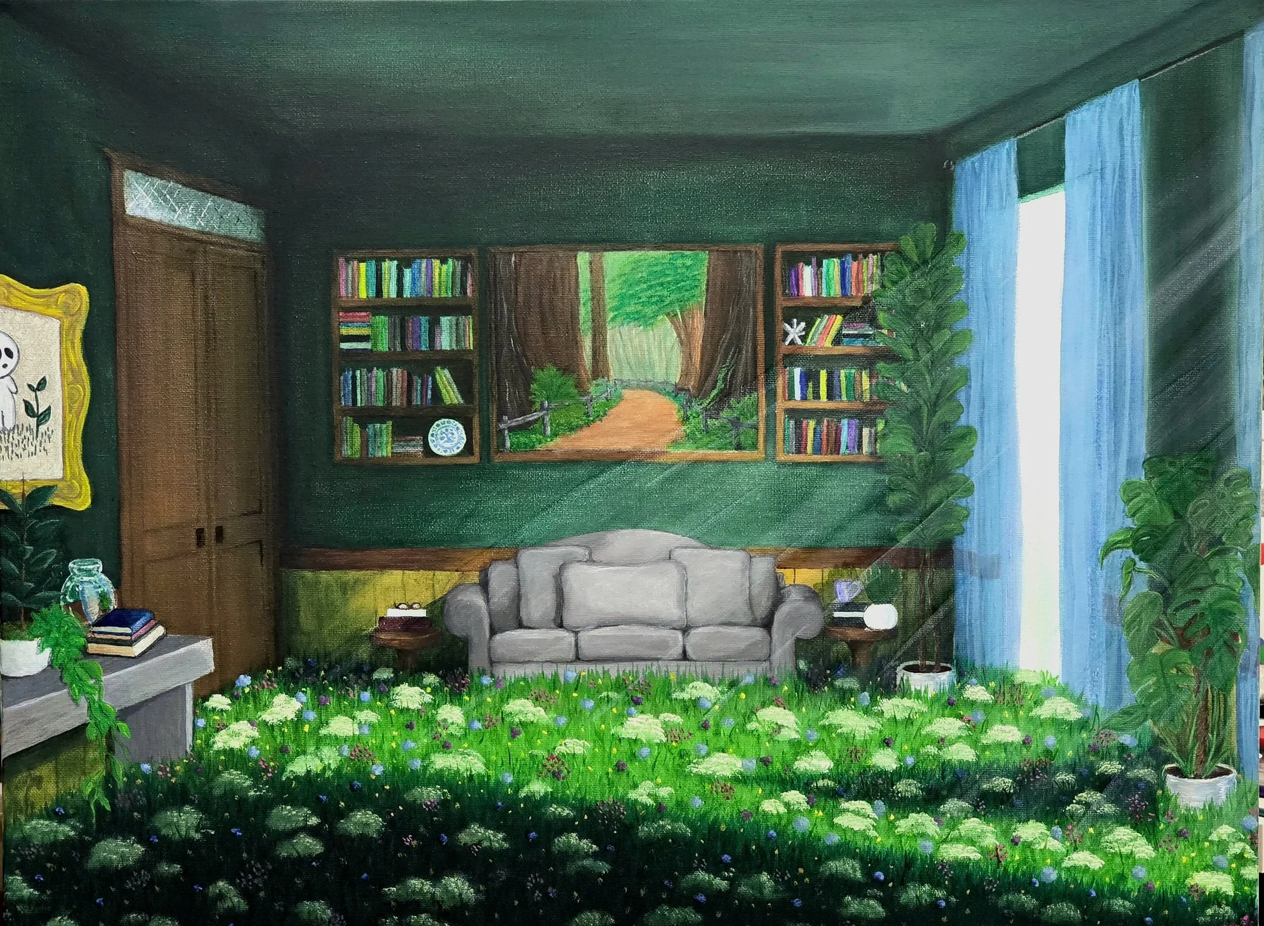 "Self Portrait", oil on canvas, 18" x 24", 2026
