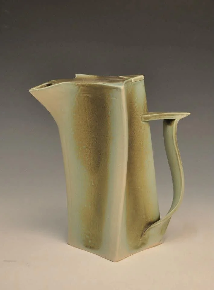 "Extruded Teapot No. 1", Ceramic, 14" x 8", 2013
